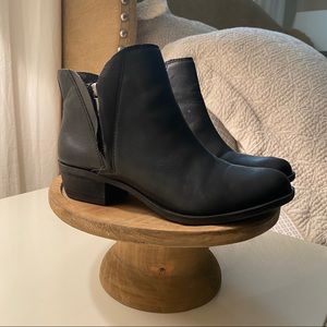 Lucky Brand Black leather ankle boots